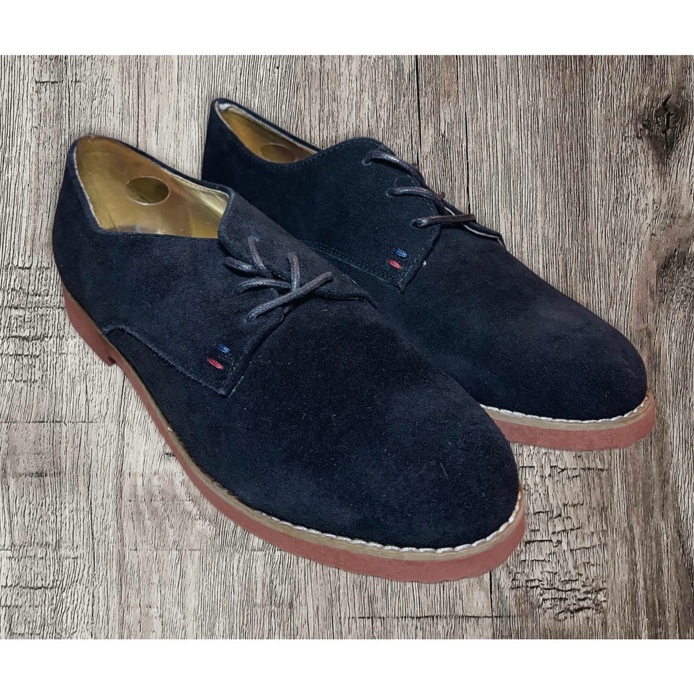 Tommy Hilfiger black suede men's shoes. Size 8.5